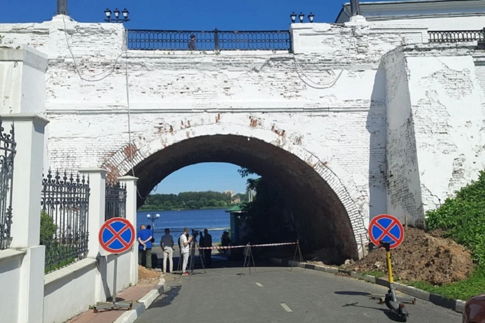 В Ярославле идет обследование Медведицкого моста.