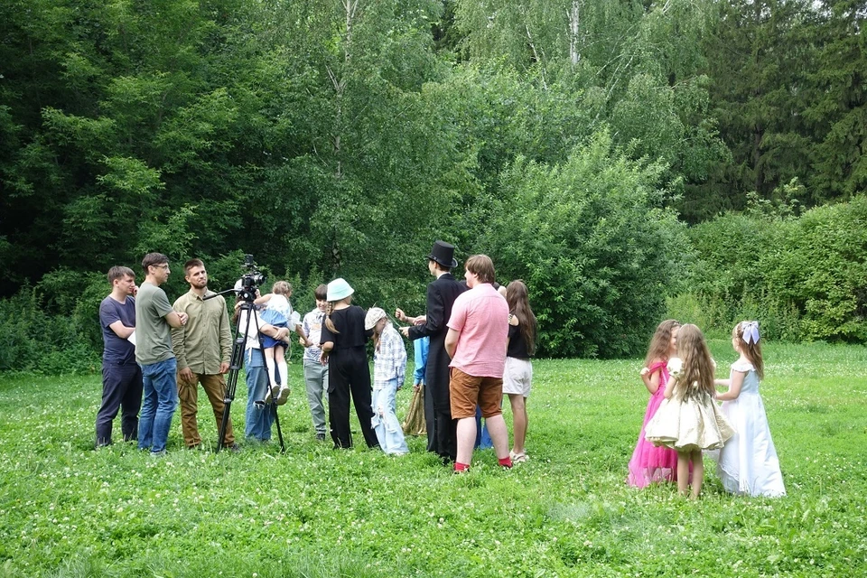 В Новосибирске завершают съемки детского фильма про юного волшебника. Фото: группа фонда «Мое открытие Сибири».