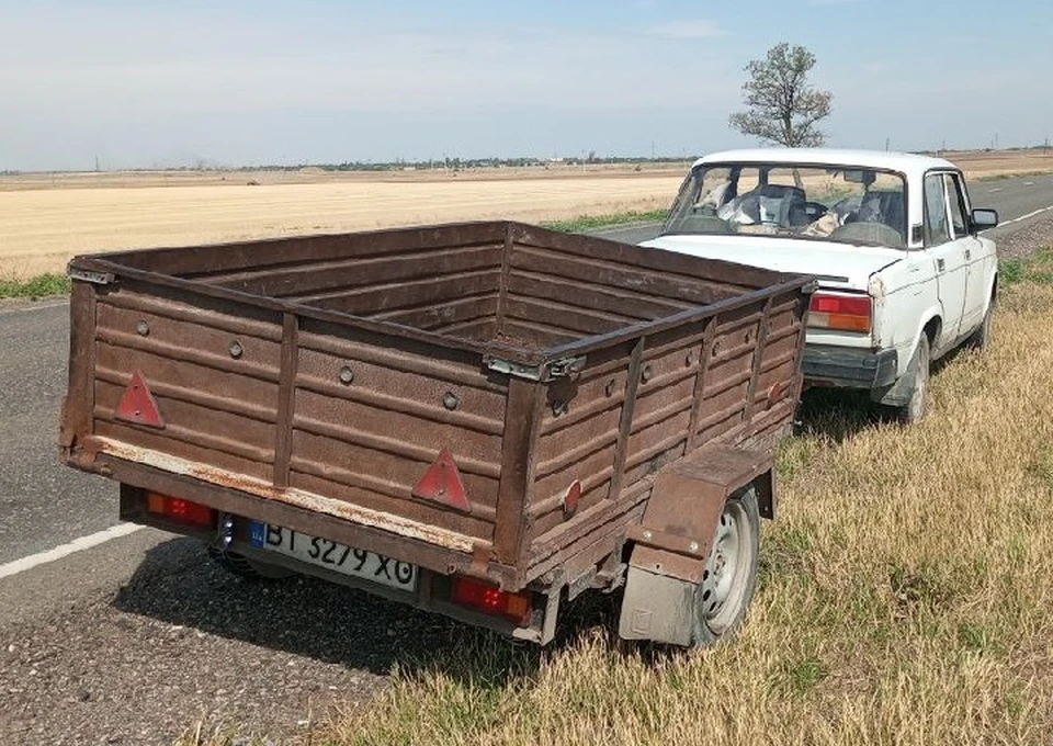 В Херсонской области чудом удалось избежать крупной аварии с участием грузовика