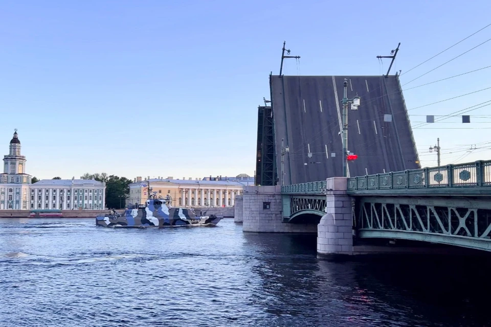 Четыре моста разведут 28 июля в связи с Главным военно-морским парадом. Фото: t.me/mostotrest_spb