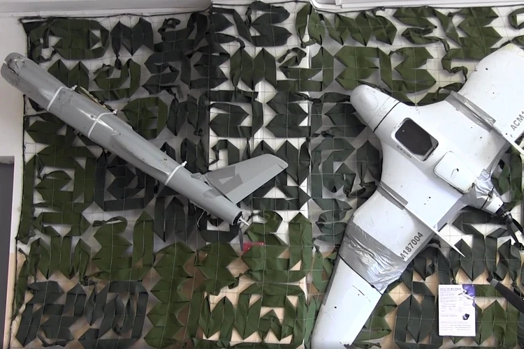 Воины-зенитчики собрали коллекцию сбитых беспилотников ВСУ