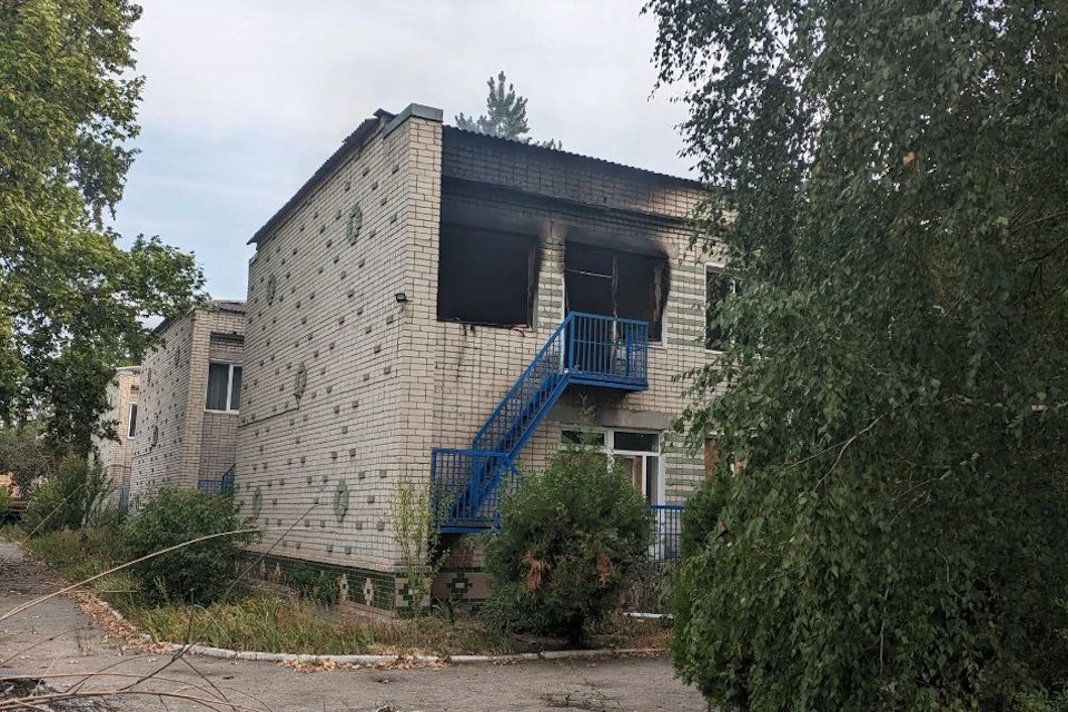 В Таврийске в результате удара ВСУ разрушено здание детсада Фото: ТГ-канал Владимира Сальдо