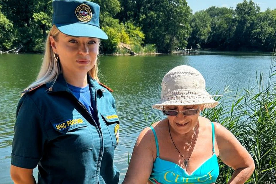 Сотрудники госпожнадзора провели рейд на водоемах в Ровеньковском районе. ФОТО: МЧС ЛНР