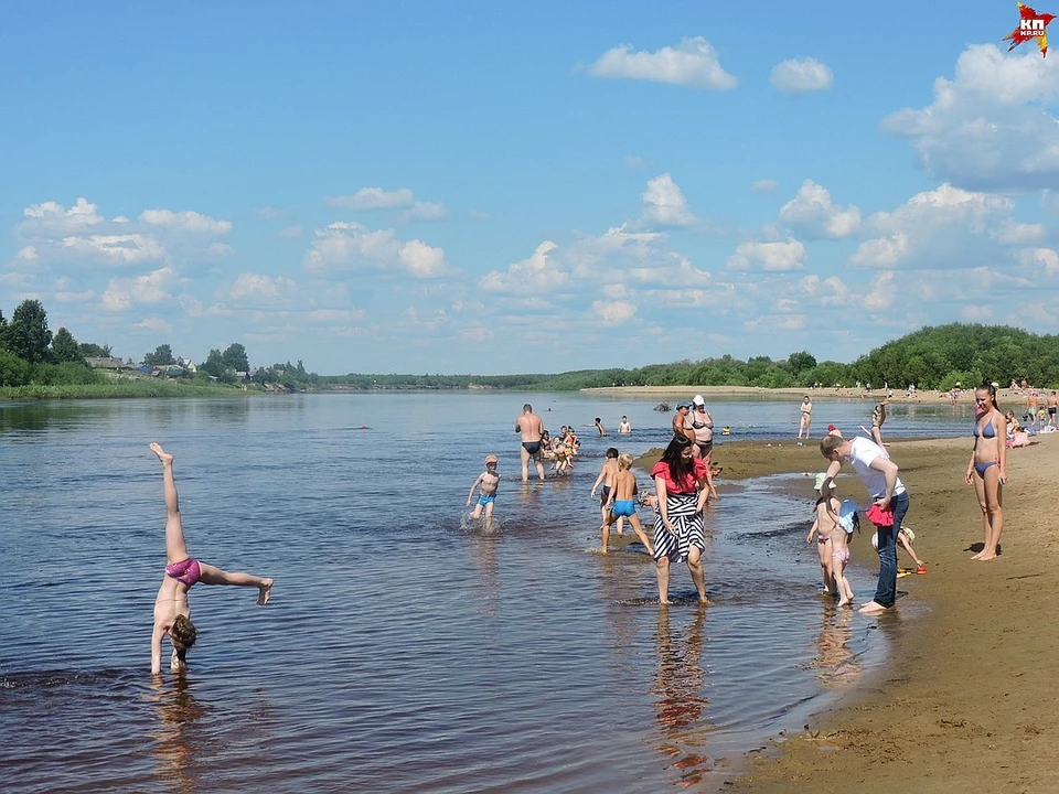 Пляж в Кируле – единственное санкционированное место для купания в Сыктывкаре. Но и здесь случилась трагедия…