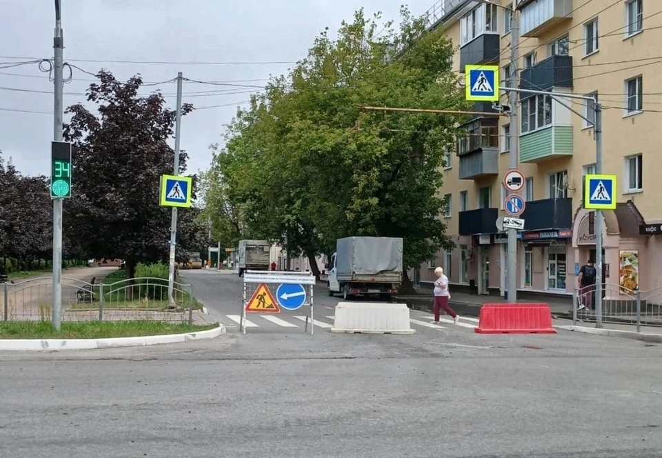 Пробки образовались в Калуге из-за перекрытия площади Победы