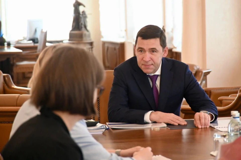 31 июля прошла встреча Губернатора Свердловской области и председателя регионального отделения "Движения первых". Фото: ДИП