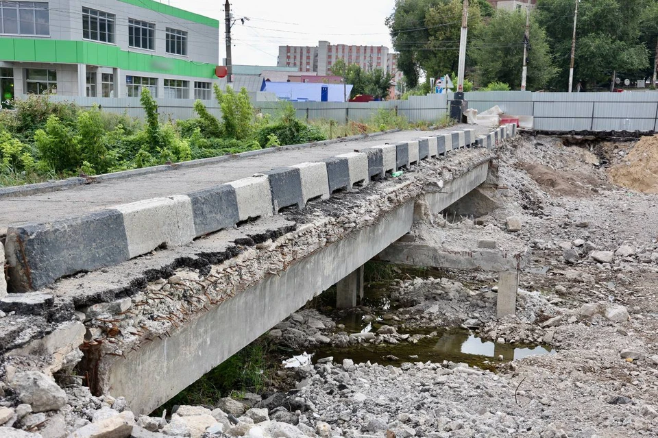 Движение на Студеновском мосту в Липецке могут открыть позже из-за ресурсников