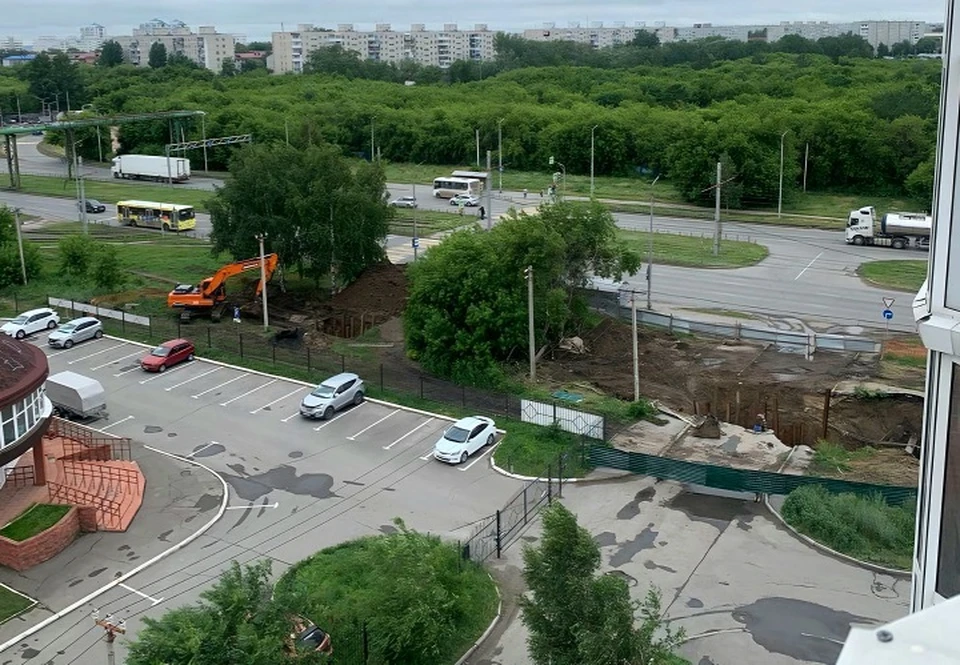 Ремонтные работы на ул. Заозёрной