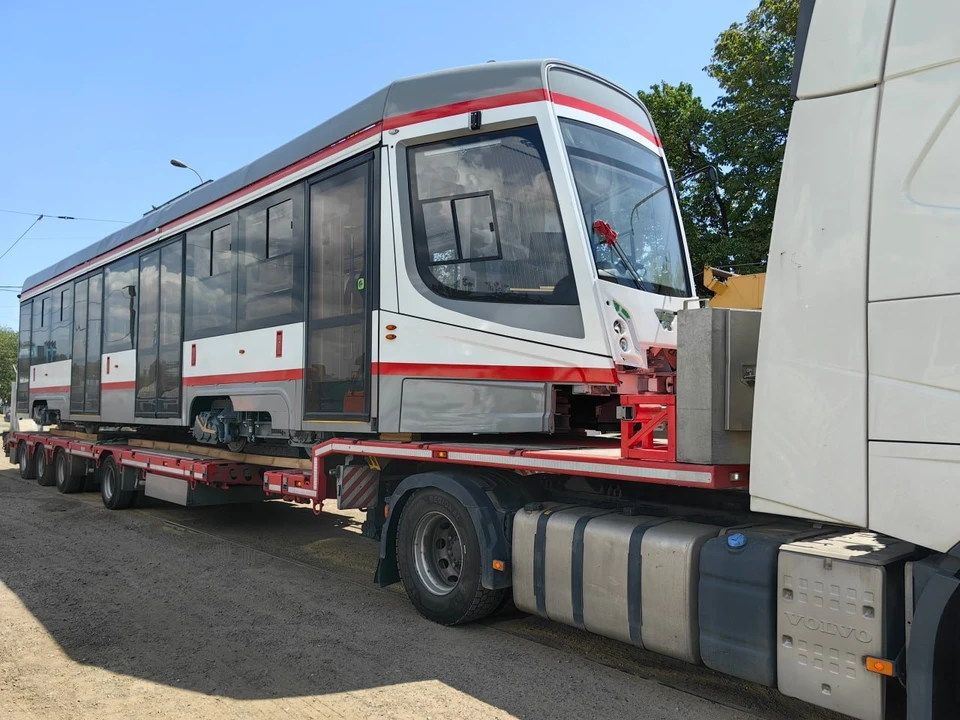 Новый трамвай. Фото: t.me/krasnodar_tram