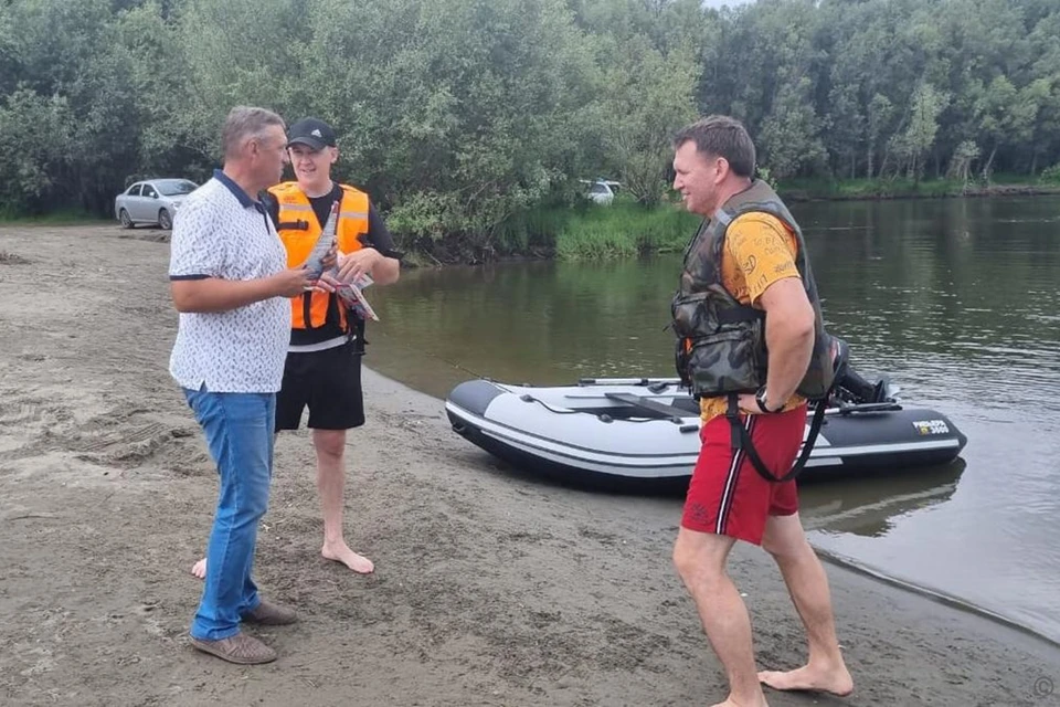Рейды у водоемов в Барнауле