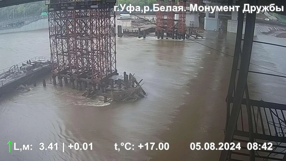 Максимальные подъемы уровня воды за сутки отмечаются на реке Белой.