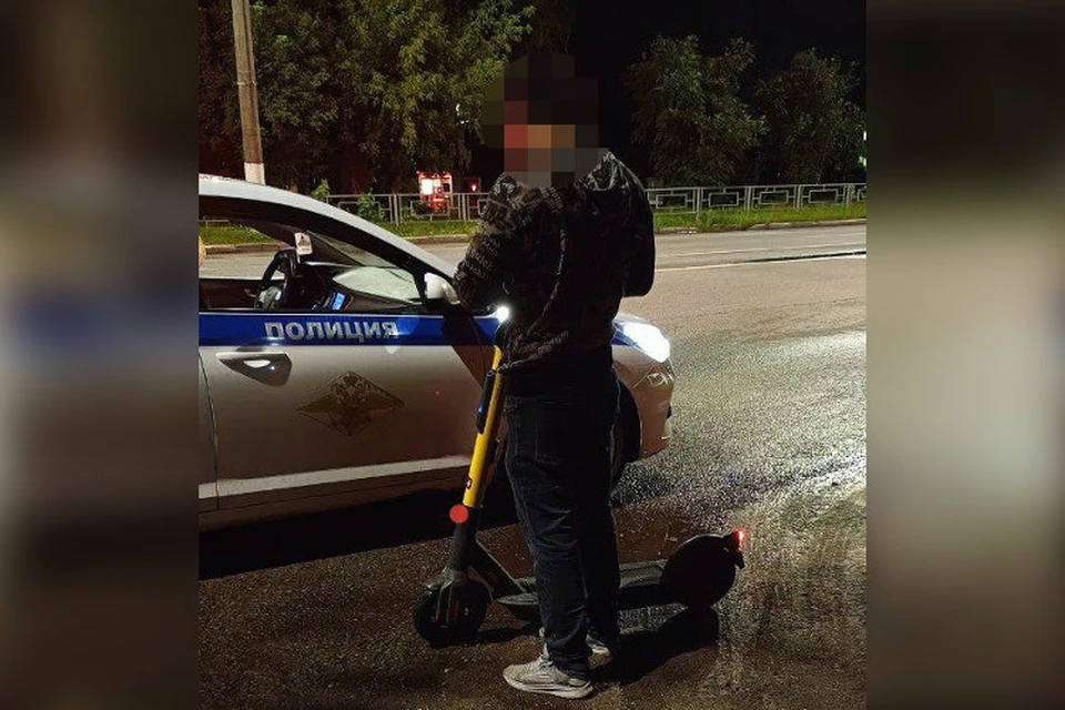 Один из пойманных нарушителей. Фото: Госавтоинспекция