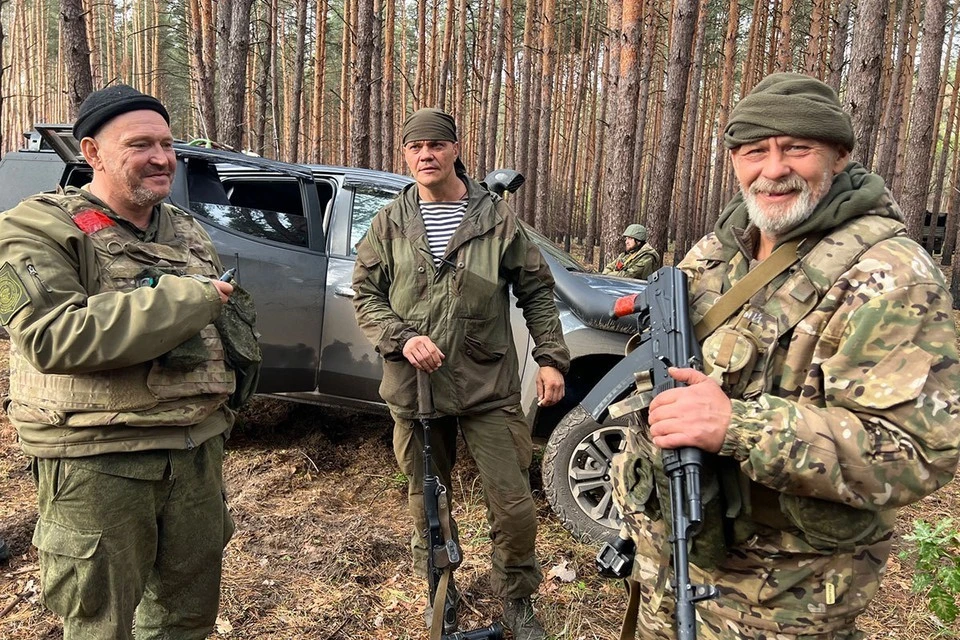 Бойцы добровольческого батальона БАРС-13