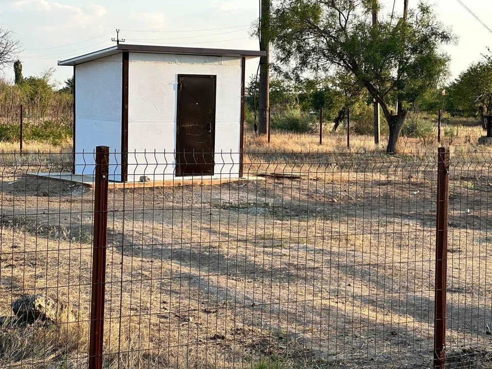 Скважина интегрирована в систему водоснабжения. Фото - тг-канал администрации Токмакского округа