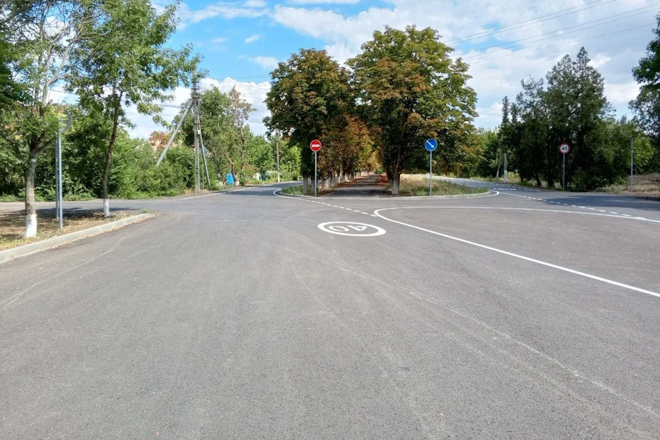 В Отрадовке завершен ремонт улично-дорожной сети Фото: министерство транспорта Херсонской области