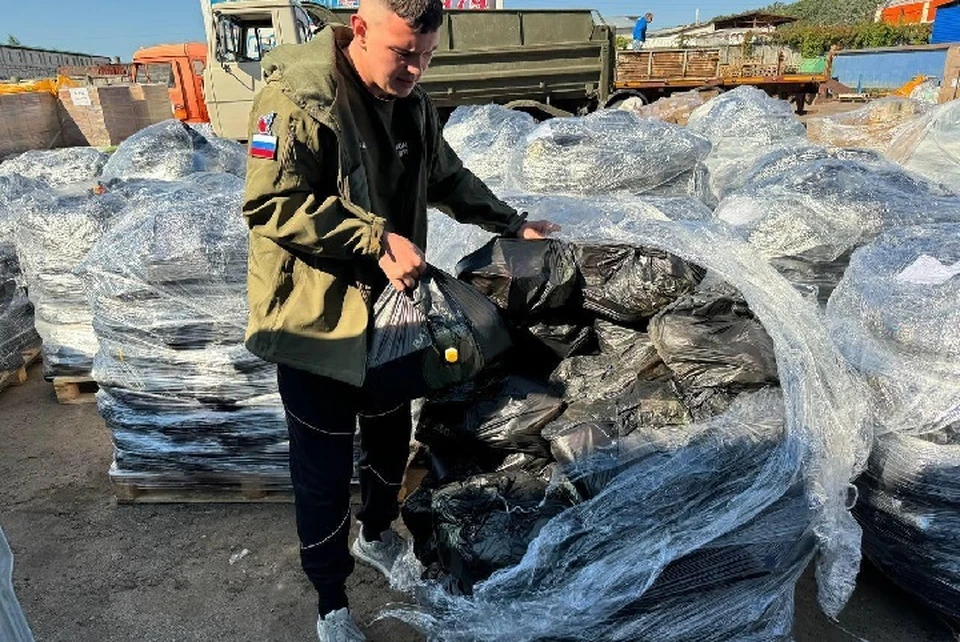 Запорожские волонтеры ведут активную деятельность в Курской области. ФОТО: тг-канал Евгения Балицкого