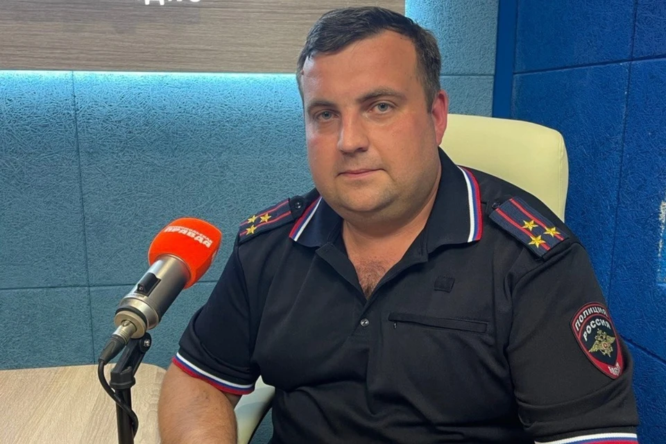 Михаил Иванча в студии радио «КП-Самара». Фото: Юлия РОДИНА