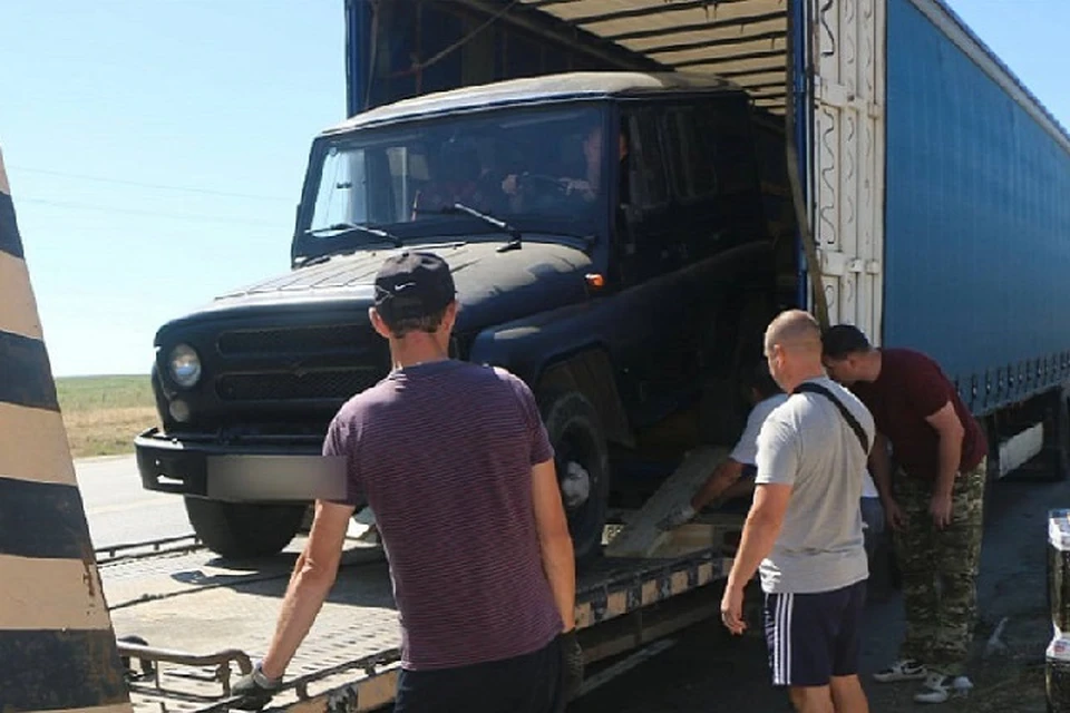В Запорожской области военнослужащим передали гуманитарную помощь. ФОТО: пресс-центр правительства Архангельской области