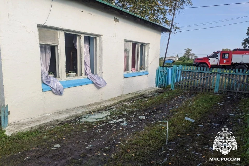 В селе в Новосибирской области в жилом доме произошел взрыв. Фото: ГУ МЧС по Новосибирской области.