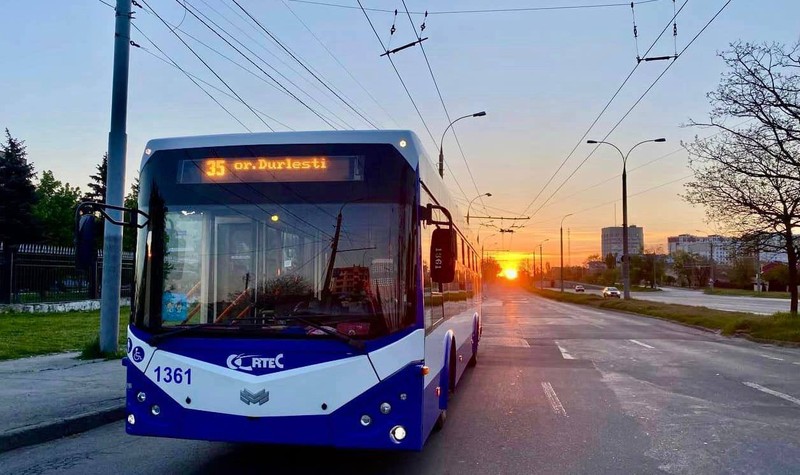 Движение троллейбусов и автобусов, которые курсируют в пригороде Дурлешты будет возобновлено. Фото:соцсети