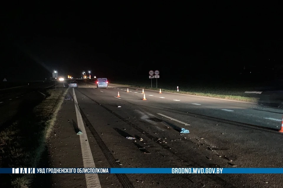 Водитель Peugeot насмерть сбил пенсионерку с велосипедом в Гродненском районе. Фото: официальная группа ВКонтакте ГАИ УВД Гродненского облисполкома
