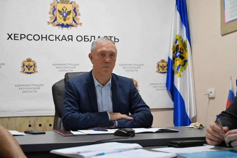 В Херсонской области будут развивать населенные пункты с населением до 50 тысяч человек. Фото: тг-канал Владимира Сальдо