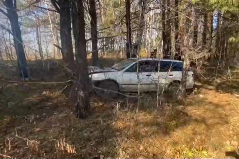 59-летний водитель иномарки скончался в аварии в Иркутском районе. Фото: Госавтоинспекция Иркутской области.