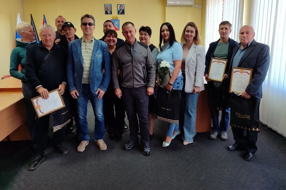 В Ясиноватой ДНР поздравили с профессиональным праздником работников сельхоза. Фото: ТГ/Шевченко