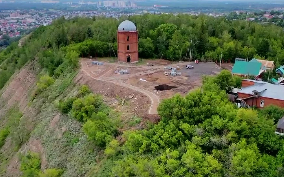 Территорию возле Водонапорной башни в Уфе благоустроят за 17,7 млн рублей.