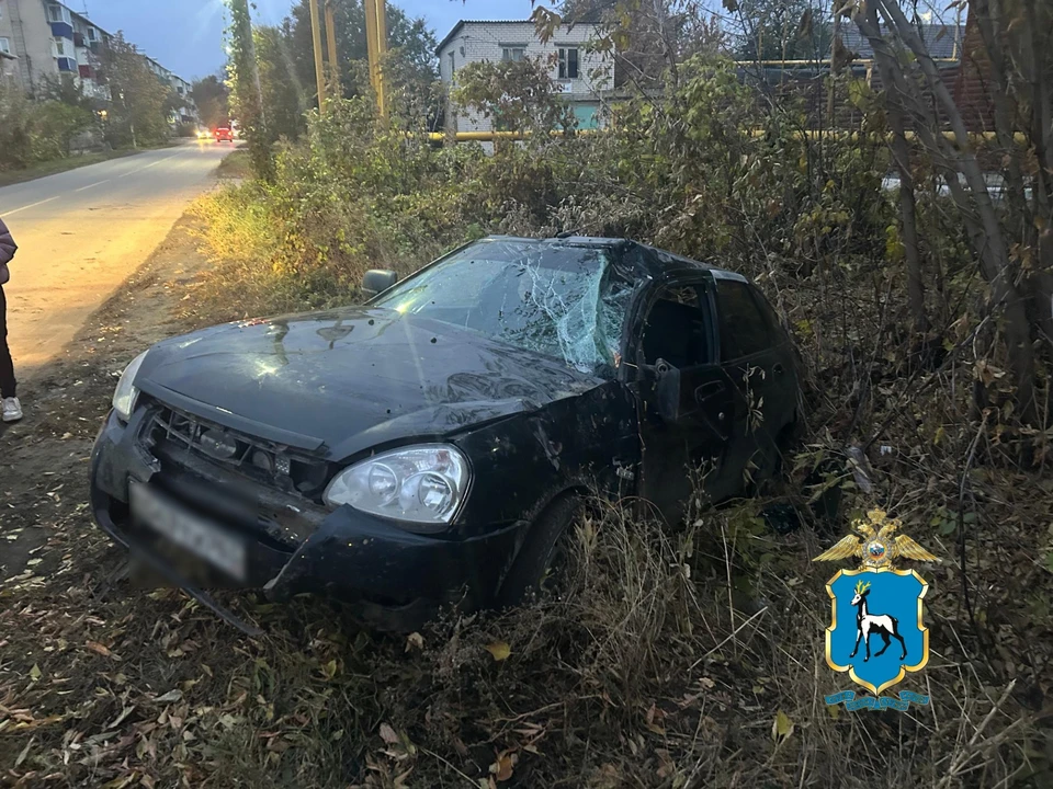 Водитель получил телесные повреждения.