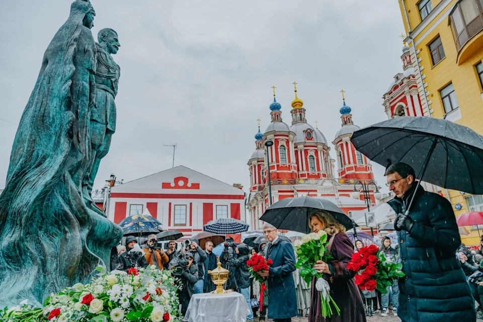 В Москве открыли памятник членам царской семьи Сергею и Елизавете Романовым Фото: телеграм-канал Сергея Собянина