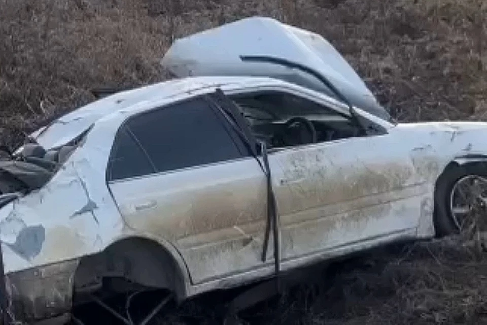 Водитель «Тойоты» разбился насмерть в аварии под Новосибирском. Фото: Госавтоинспекция по Новосибирской области