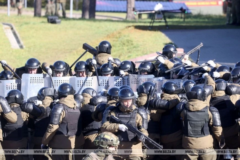 Правоохранители проведут в городах Беларуси 19-22 ноября учения. Фото: БелТА. Фото носит иллюстрационный характер.