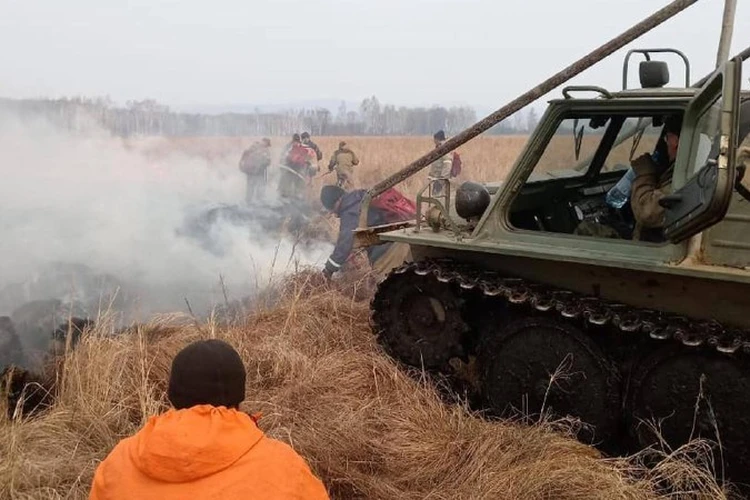 Поздний пожар: огонь пришел в самый тигриный заповедник Приамурья