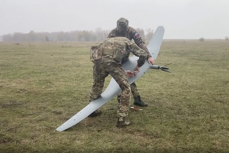 Дрон накрыл боевиков в форме НАТО