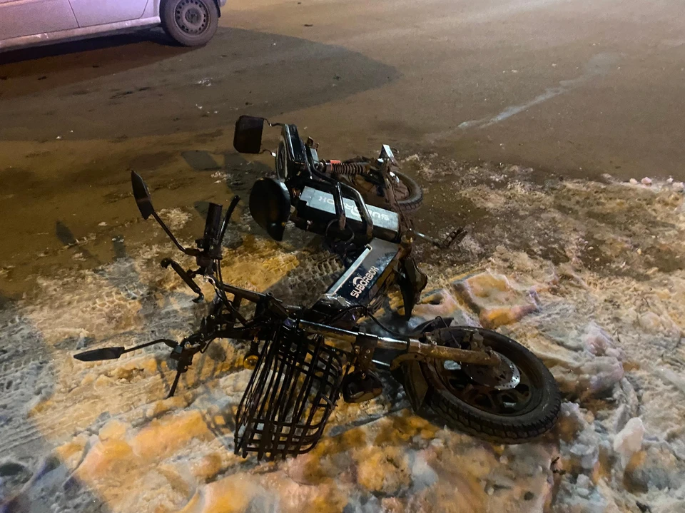 Водитель электросамоката оказался в больнице