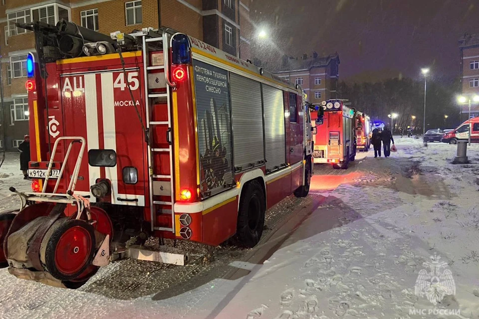 На Жемчужной улице произошел пожар в квартире жилого дома