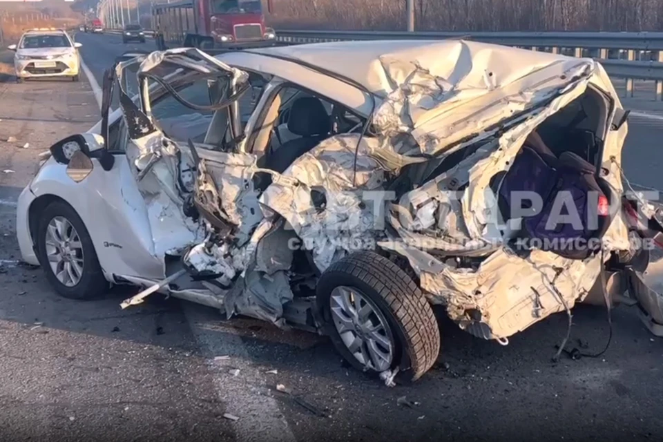 В ДТП никто не пострадал. Фото: принтскрин видео "Автогарант".