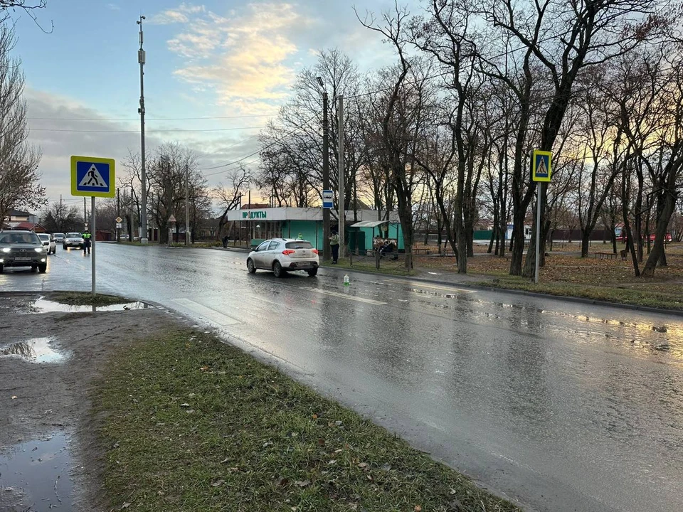 В Таганроге на улице Большой Проспект сбили подростка. Фото: Госавтоинспекция Ростовской области