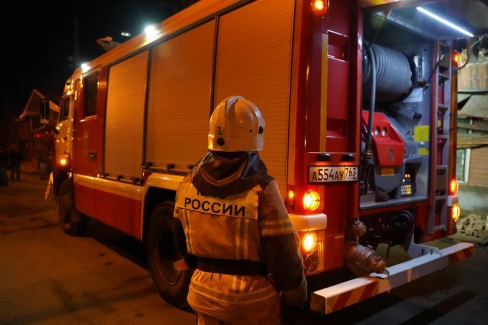 Частный дом вспыхнул в ночь на 16 декабря