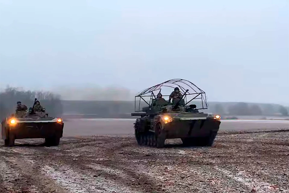 В тыловом районе Курской области проходят занятия по боевой подготовке и слаживанию с военнослужащими добровольческого батальона «БАРС-22».