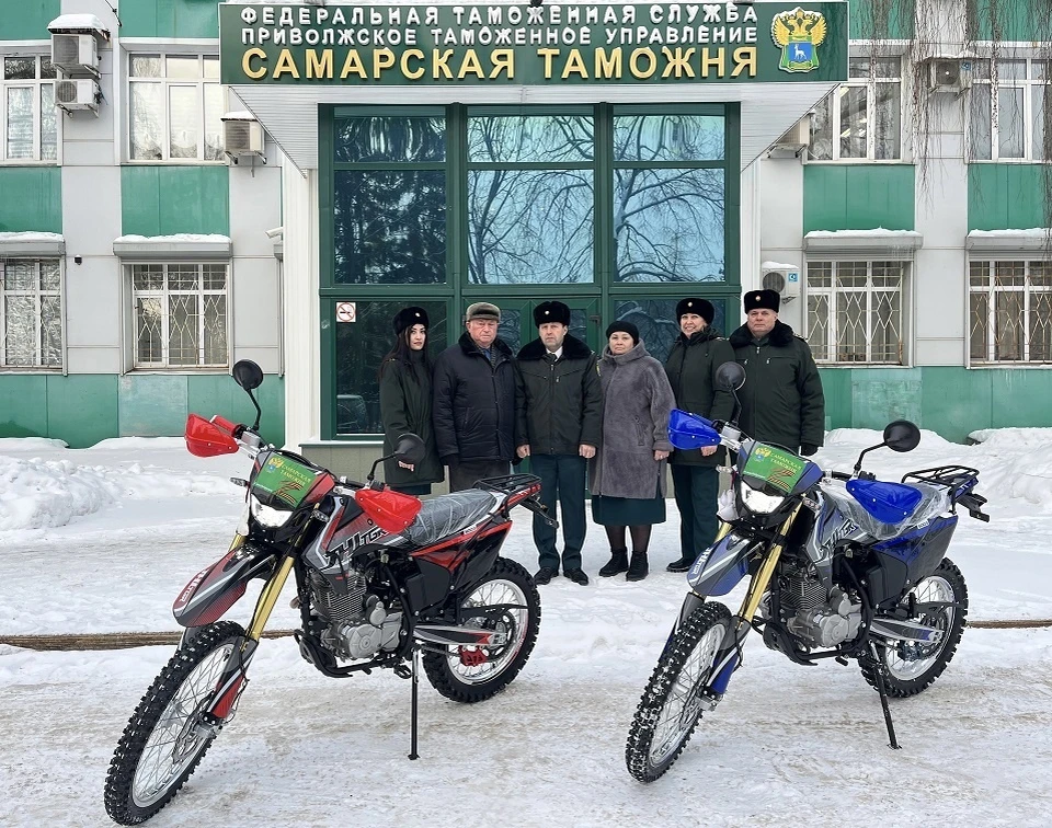 Мотоциклы отправили военнослужащим. фото: Самарская таможня