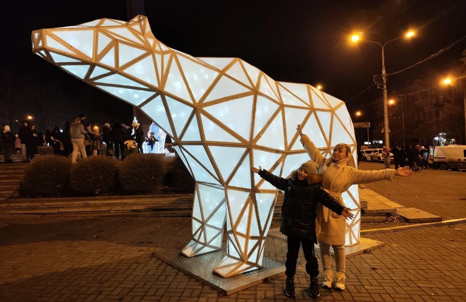 Дончане воспользовались новогодними каникулами и вышли в центр города