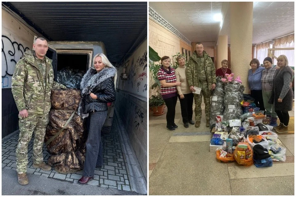 Боец с позывным «Крым» повез на СВО подарки от волонтеров. Фото: Кирилл Головнев/Tg