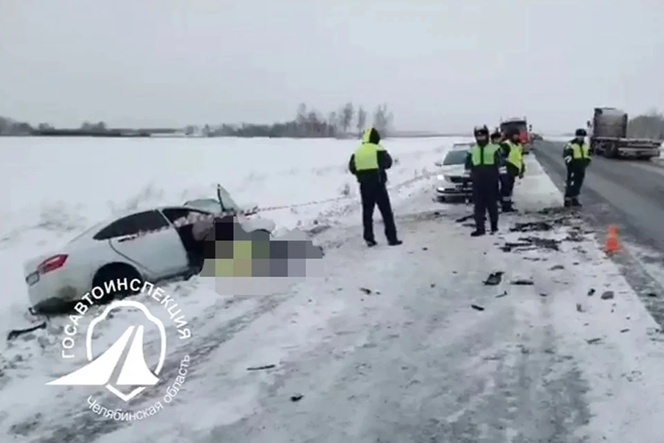 Три человека погибли в результате ДТП в Челябинской области Фото: Госавтоинспекция Челябинской области