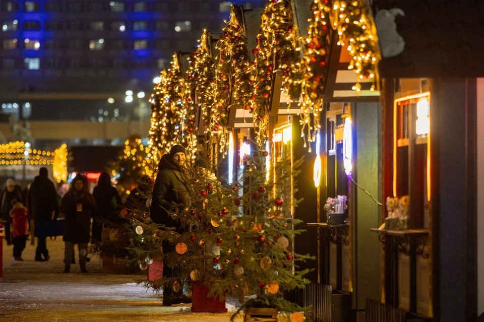 Новогодняя площадка на Нижегородской ярмарке продолжит работу до 9 февраля. Фото: Нижегородская ярмарка.