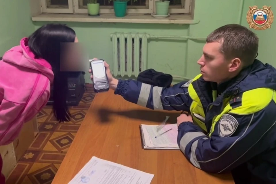 В Рыбинске госавтоинспекторы остановили пьяную женщину-водителя. ФОТО: Госавтоинспекция по Ярославской области