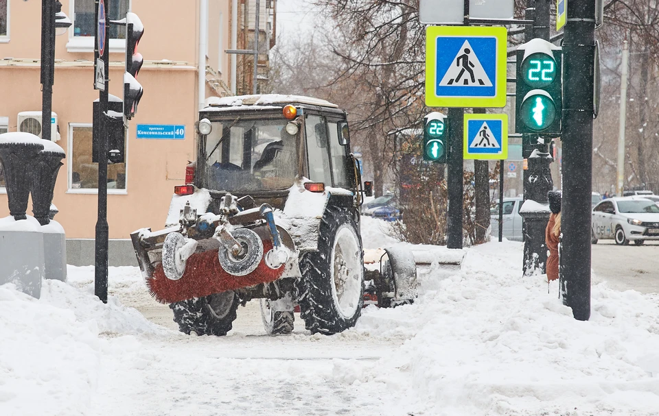 В Новосибирске очистили улицы от 25 тысяч кубометров снега.