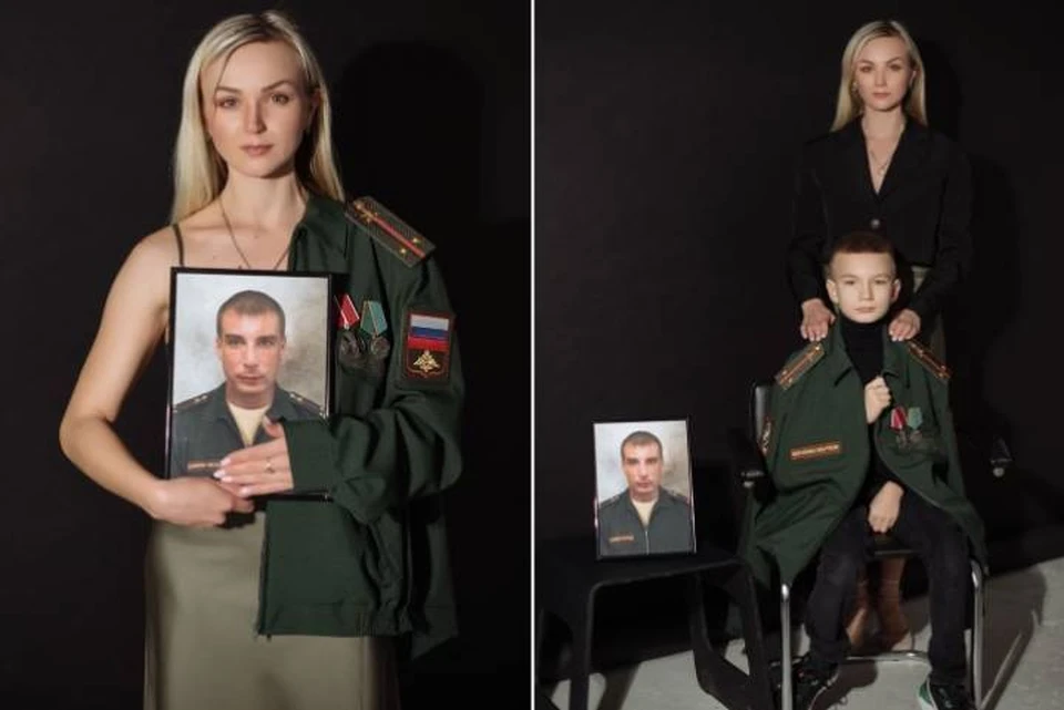Анна с сыном никогда не забудут своего героя. Фото: из архива героя публикации