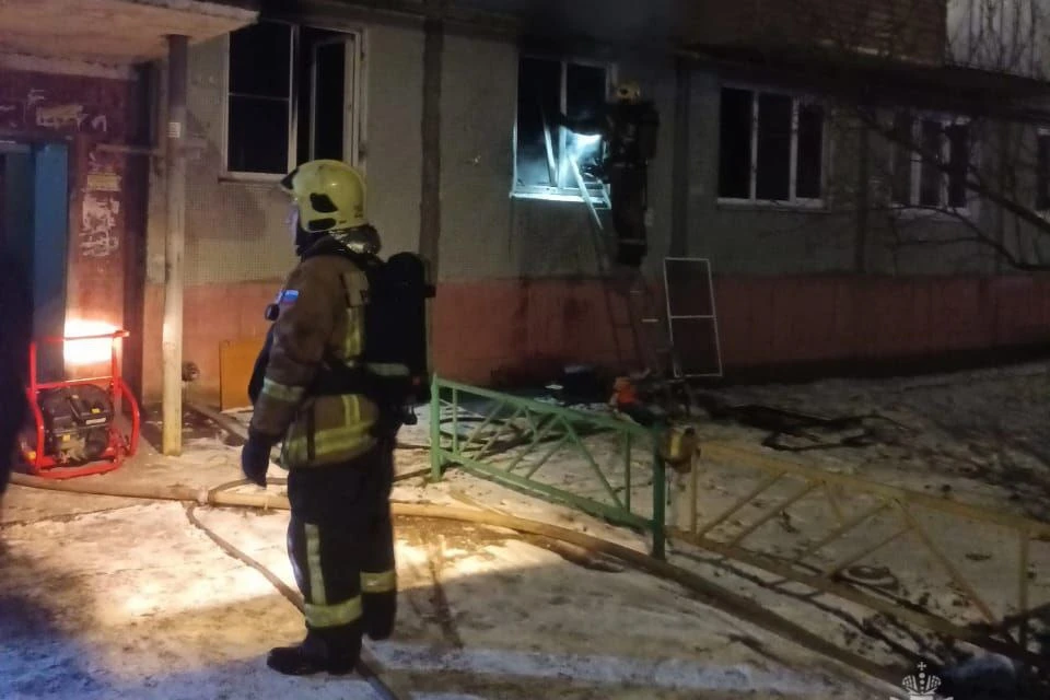 Площадь пожара составила 10 квадратных метров, никто не пострадал